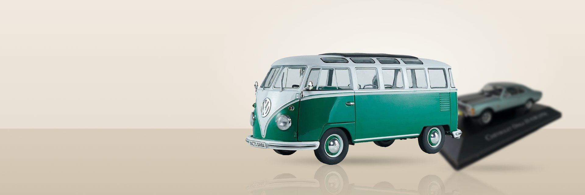 Kombi e Opala SS em miniatura